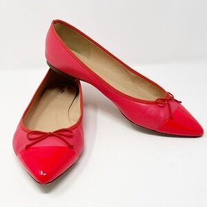 J. Crew Vibrant Pink Ballet Flats